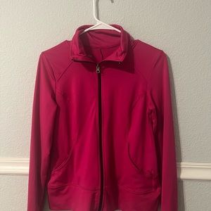 Pink champion zip-up jacket. Size small.